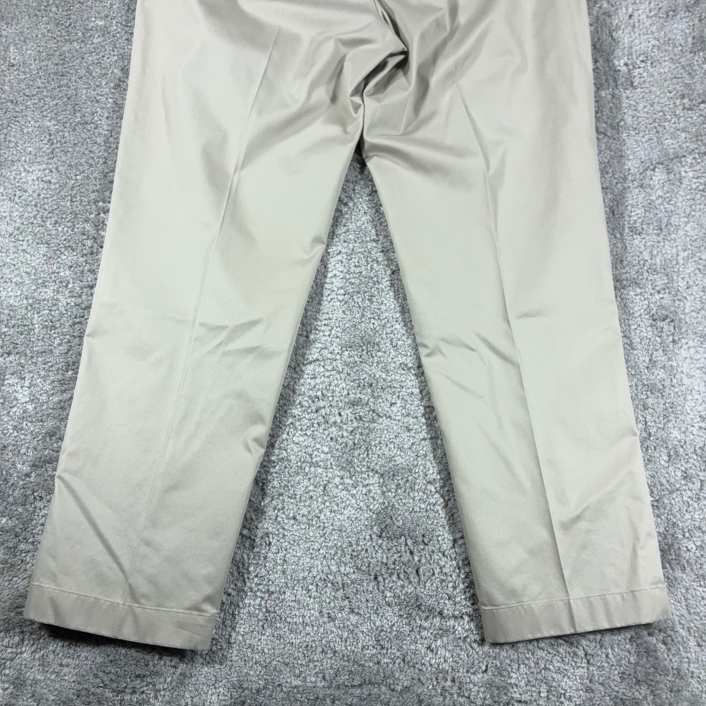 Brooks Brothers Advantage Chino Clark Fit Pants Mens 38x30 Khaki Stretch - Picture 5 of 10